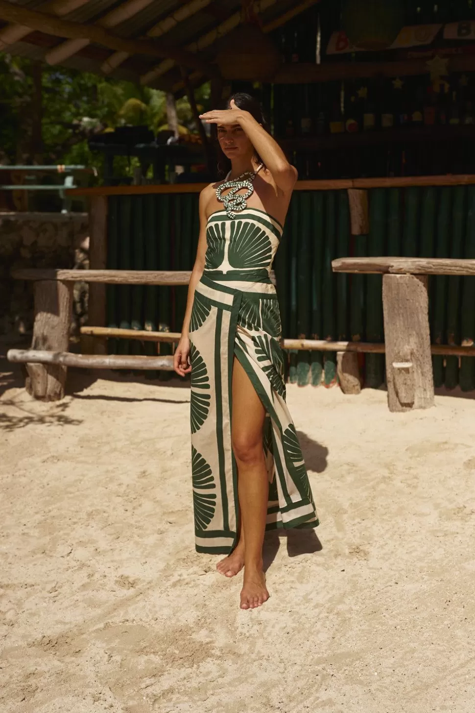 Johanna Ortiz Trending Now | Ancient Peru Dress In Green