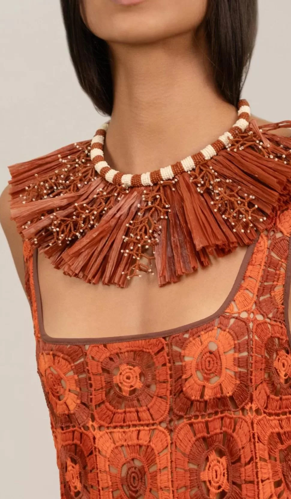 Johanna Ortiz Jewelry | Cine Afrique Necklace In Brown