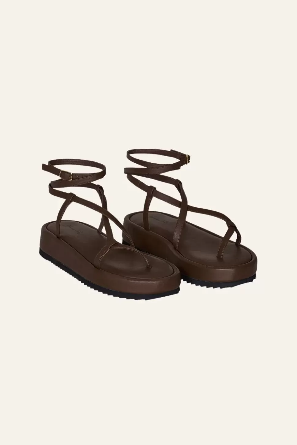 Johanna Ortiz Shoes | Cocobolo Sandals In Chocolate