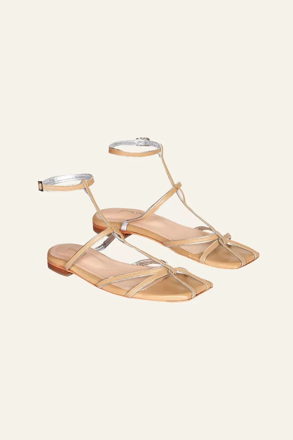 Johanna Ortiz Shoes | Conquistadora Sandals In Nude