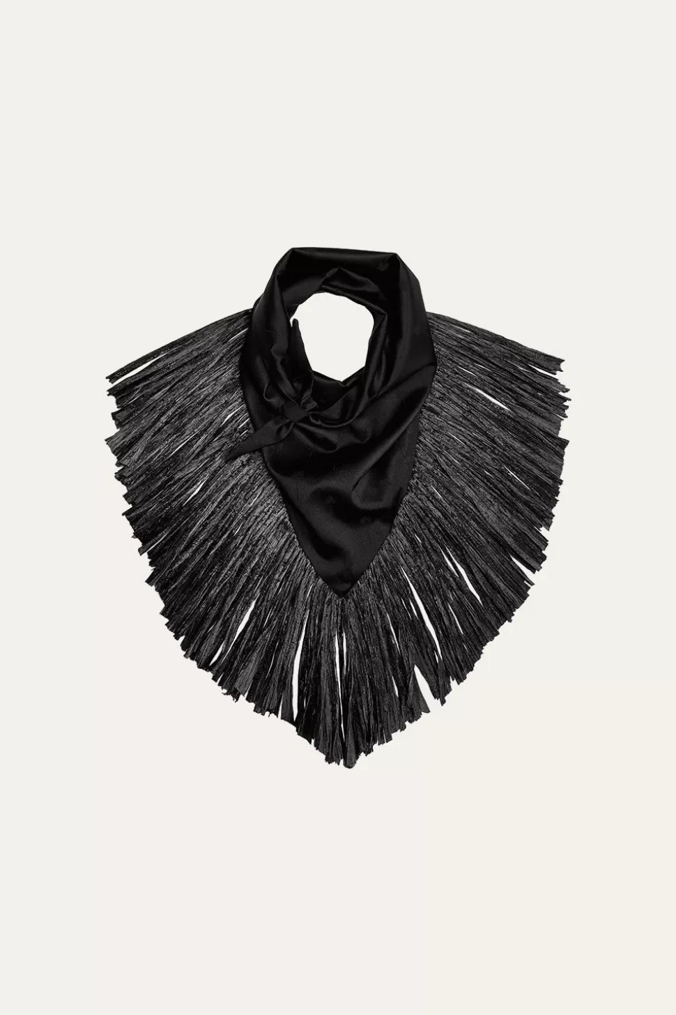 Johanna Ortiz Shawls | Cowboy'S Journey Scarf In Black