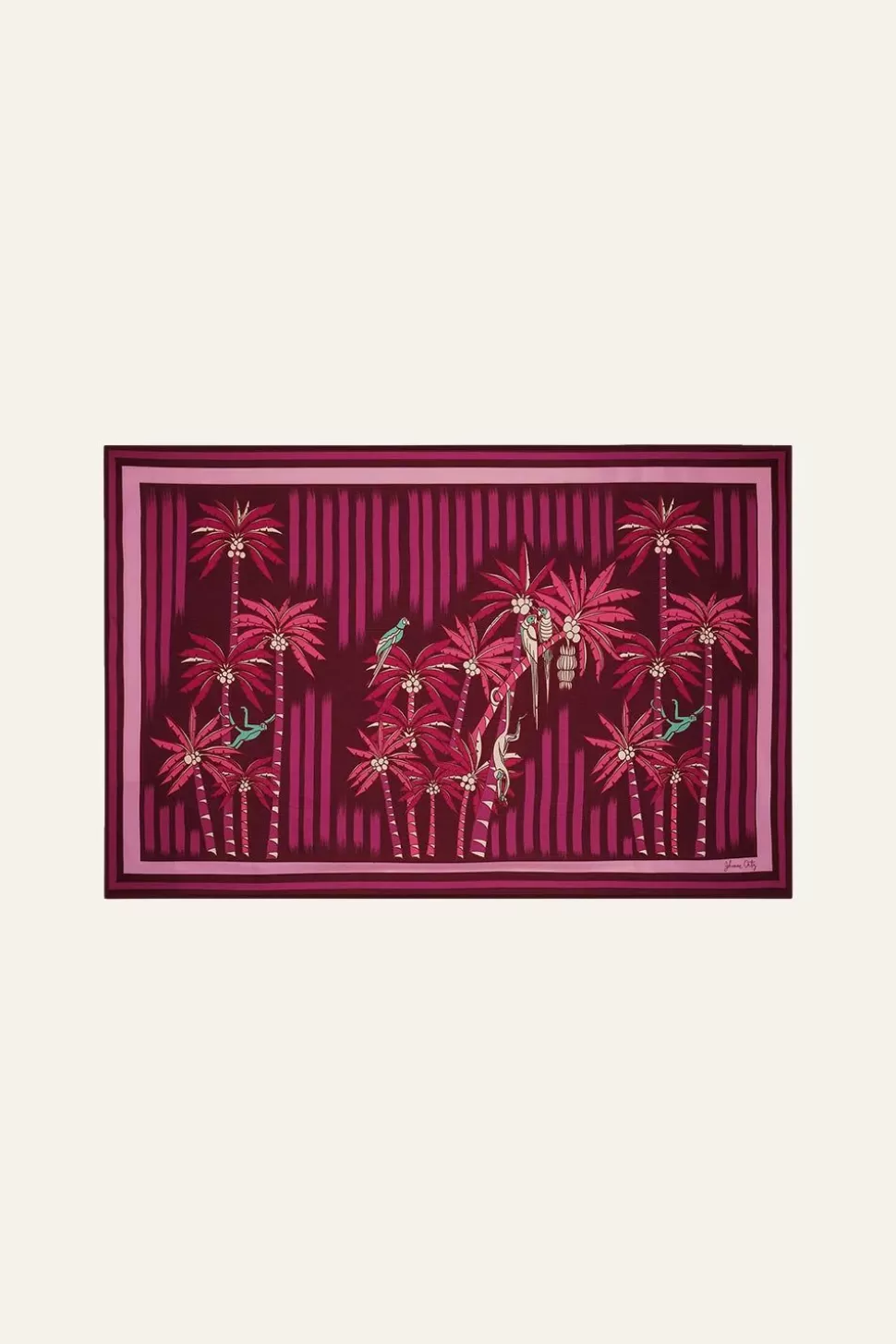 Johanna Ortiz Shawls | De Palmeras Maxi Shawl In Magenta