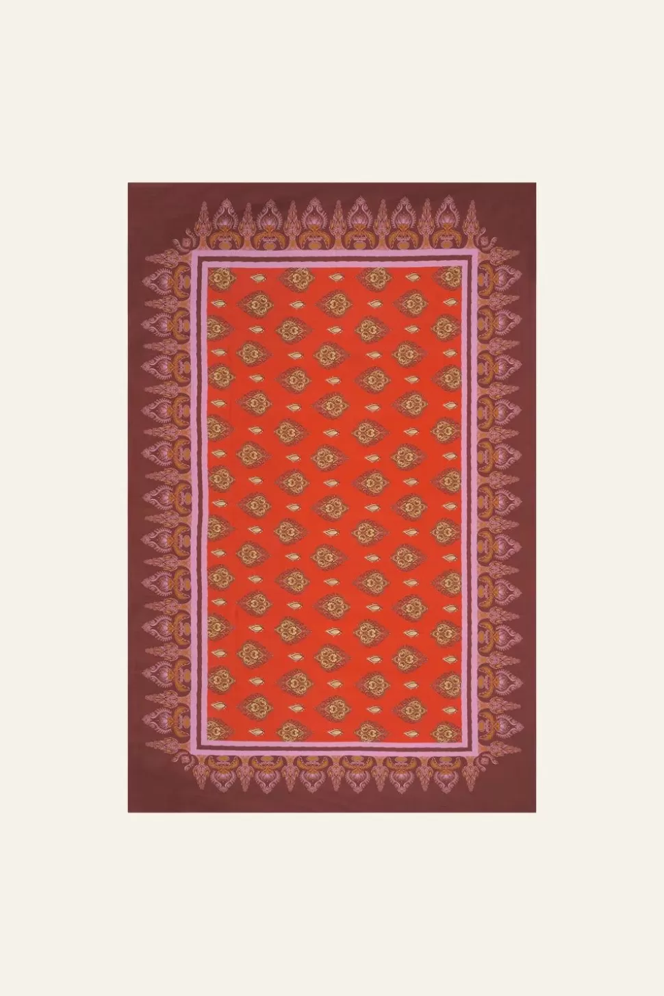 Johanna Ortiz Shawls | India Chintz Shawl In Red