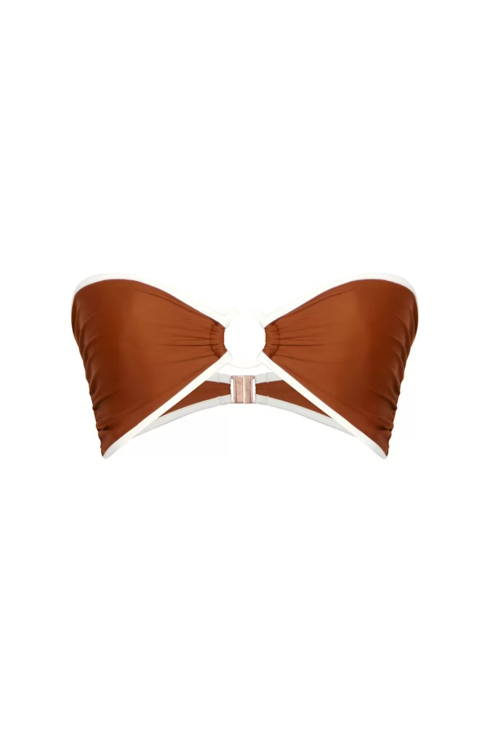 Johanna Ortiz Swimwear | Intense Colorings Bikini Top In Terracota