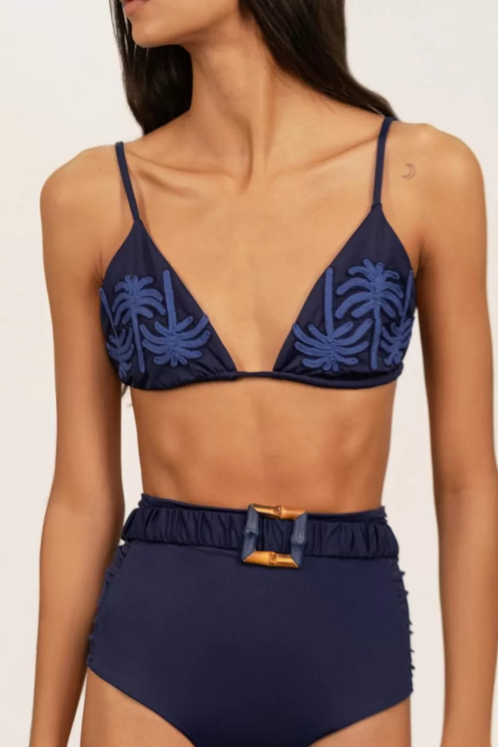 Johanna Ortiz Swimwear | Mahaba Bikini Bottom In Navy