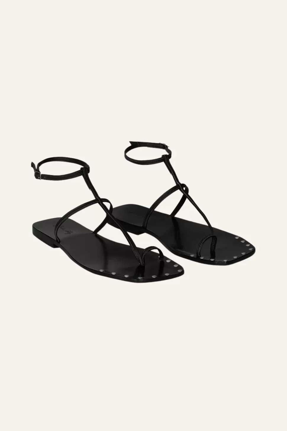 Johanna Ortiz Shoes | Maze Trek Sandals In Black