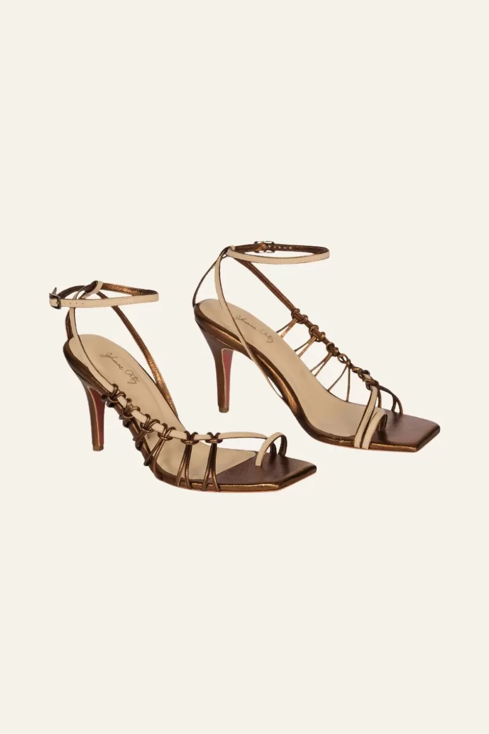 Johanna Ortiz Shoes | Nocturna Heels In Copper