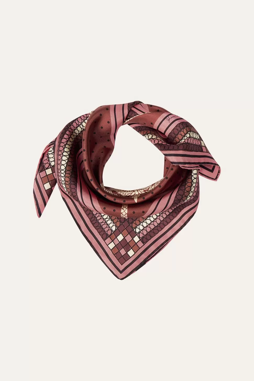 Johanna Ortiz Shawls | Palmas Canas Mini Scarf In Terracotta