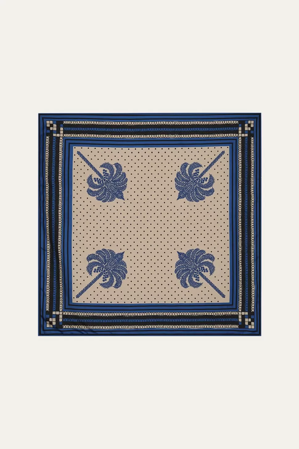 Johanna Ortiz Shawls | Palmas Canas Scarf In Navy