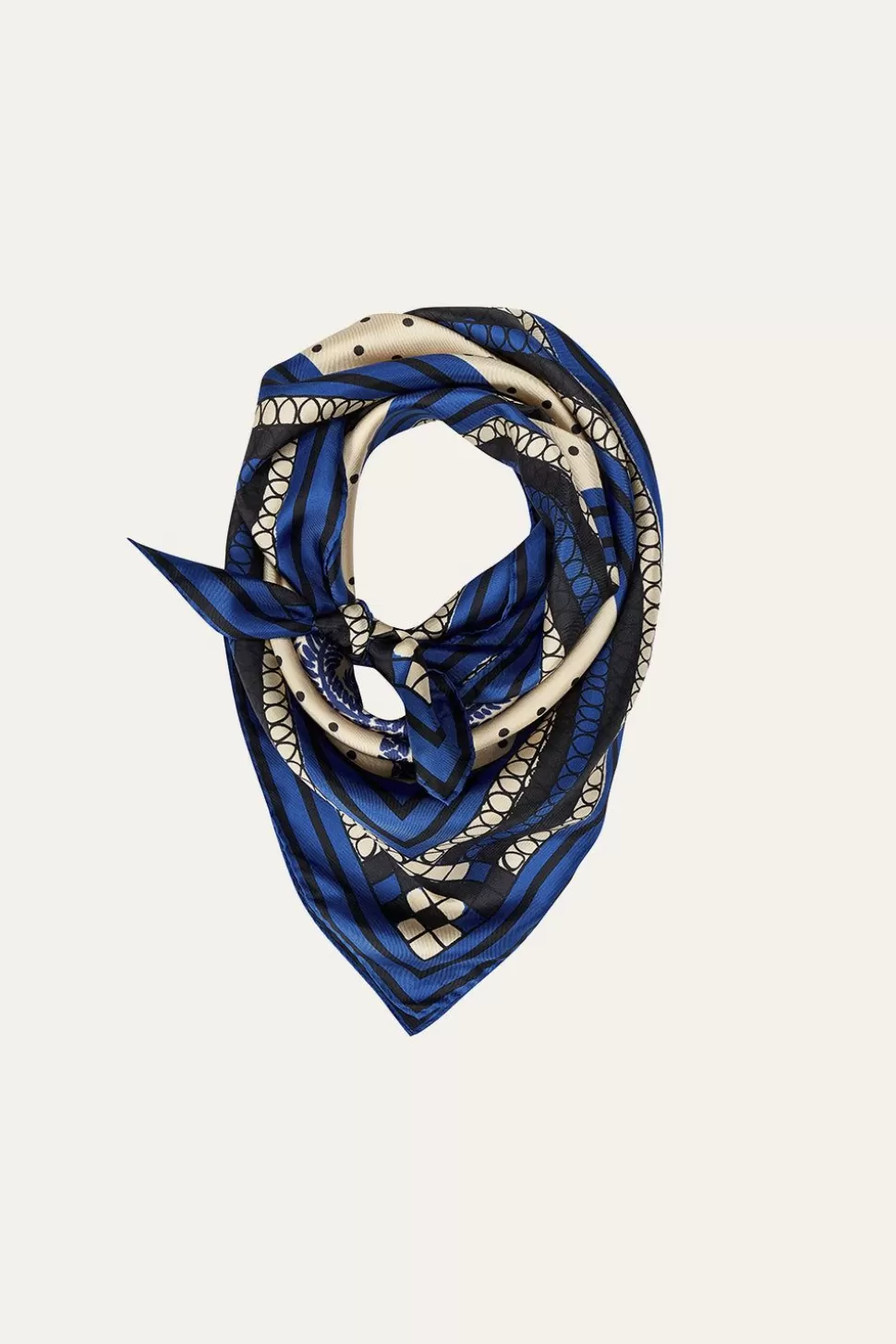 Johanna Ortiz Shawls | Palmas Canas Scarf In Navy