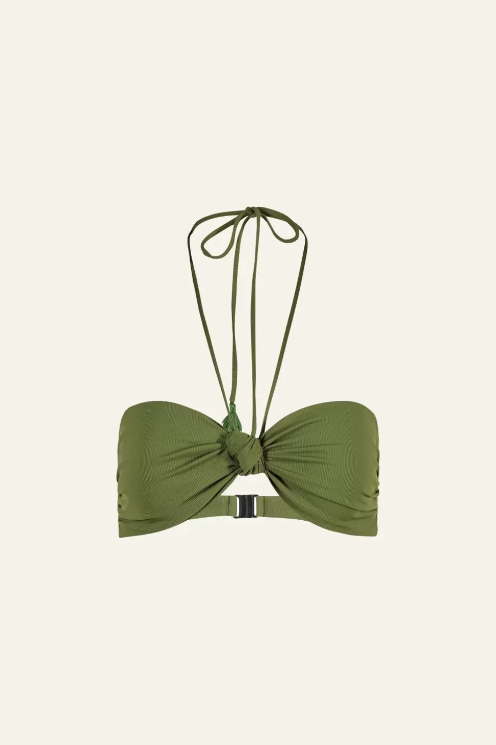 Johanna Ortiz Swimwear | Rafiki Bikini Top In Green