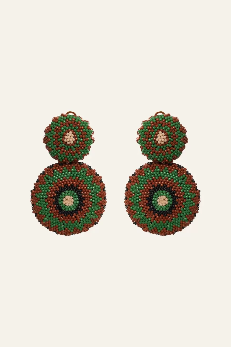 Johanna Ortiz Jewelry | Savage Ornaments Earrings In Deep Green