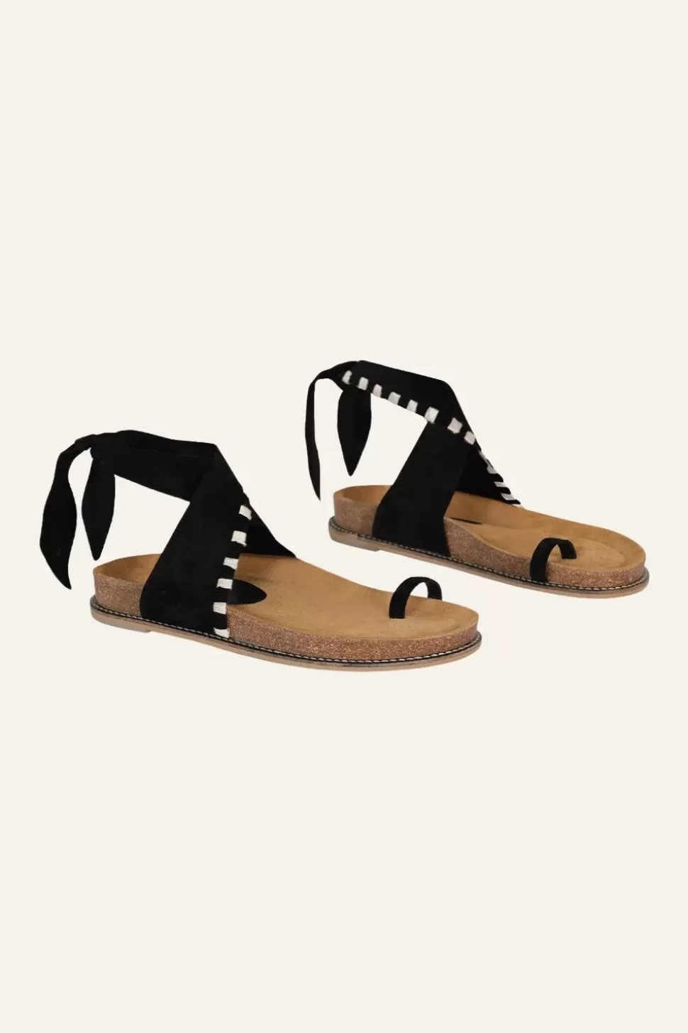 Johanna Ortiz Shoes | Song Leader Sandals In Black