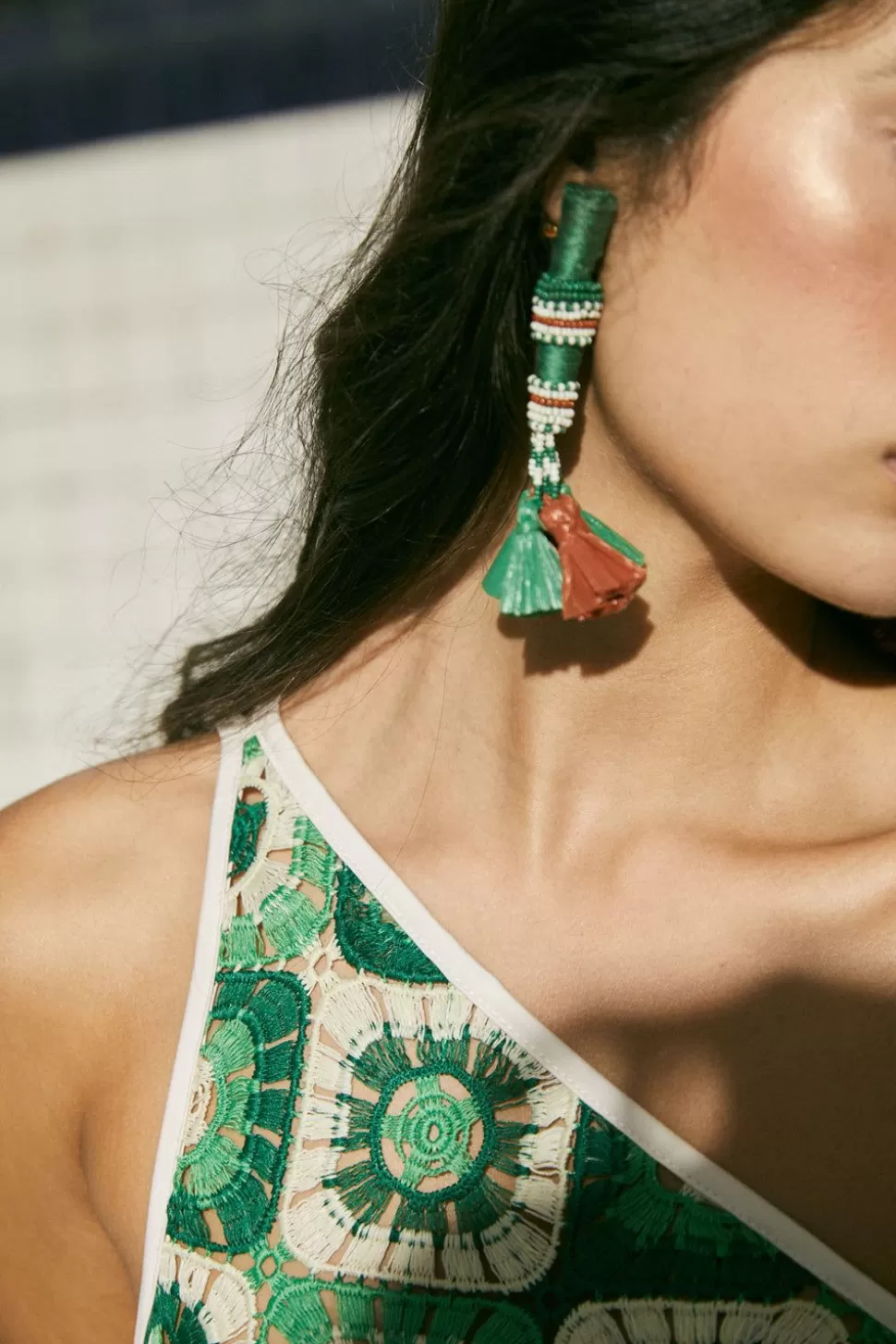 Johanna Ortiz Jewelry | Swahili Earrings In Jade