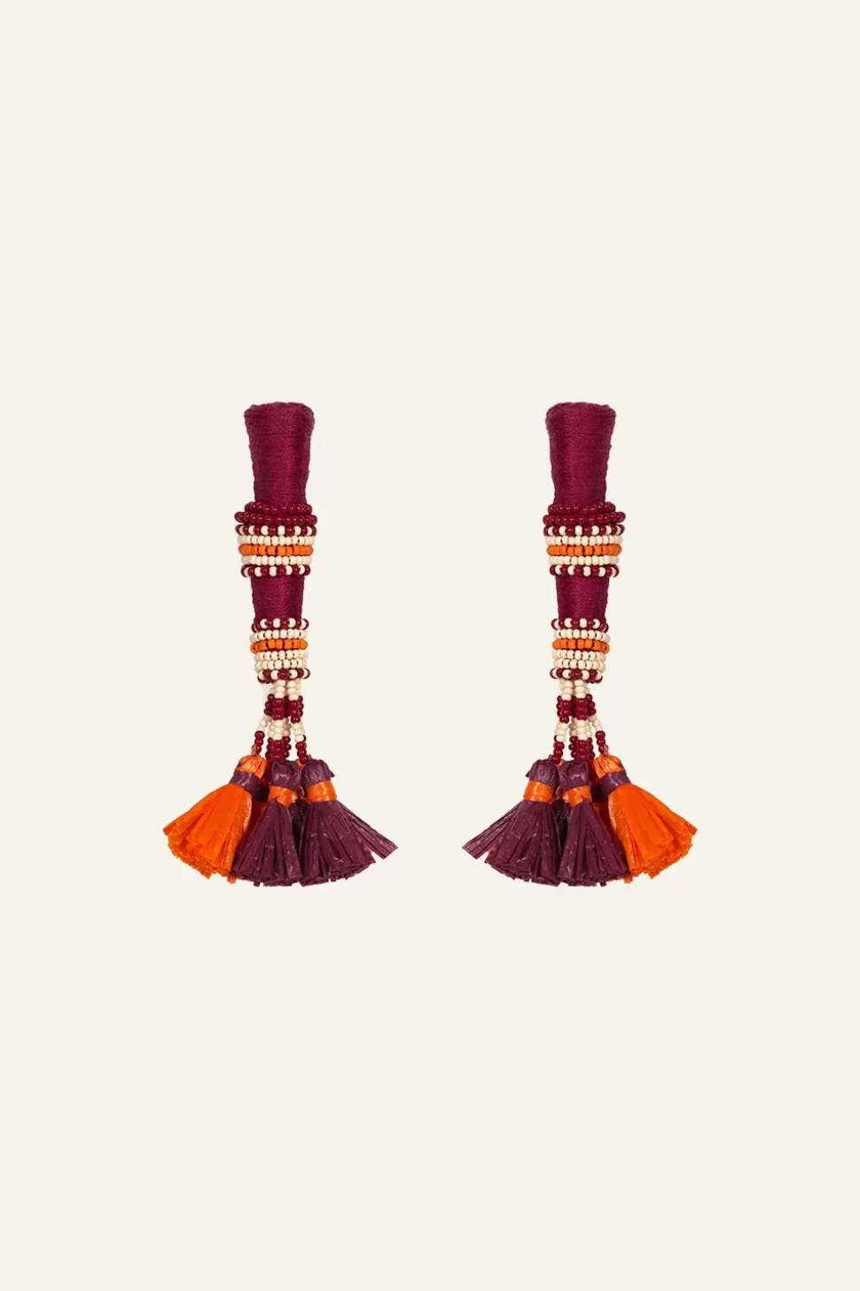 Johanna Ortiz Jewelry | Swahili Earrings In Wine