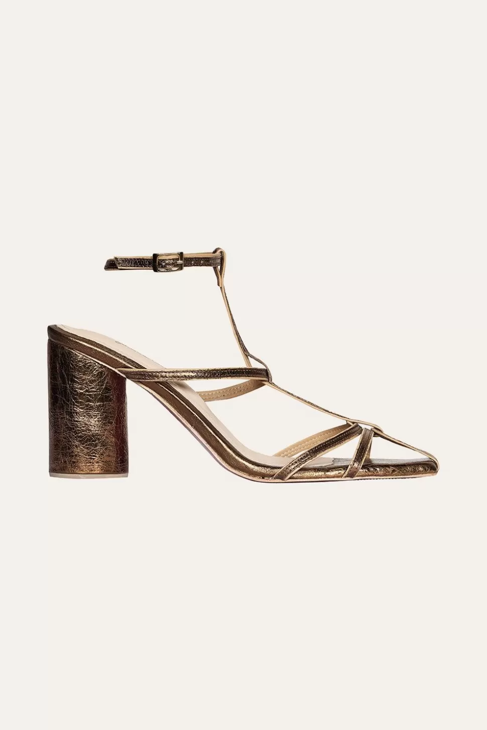 Johanna Ortiz Shoes | Veracruz Heels In Copper