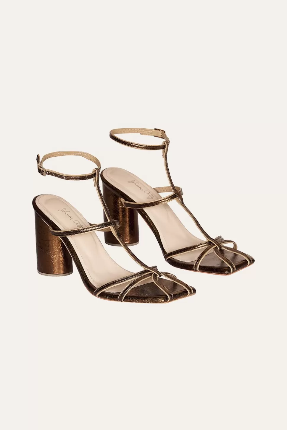 Johanna Ortiz Shoes | Veracruz Heels In Copper