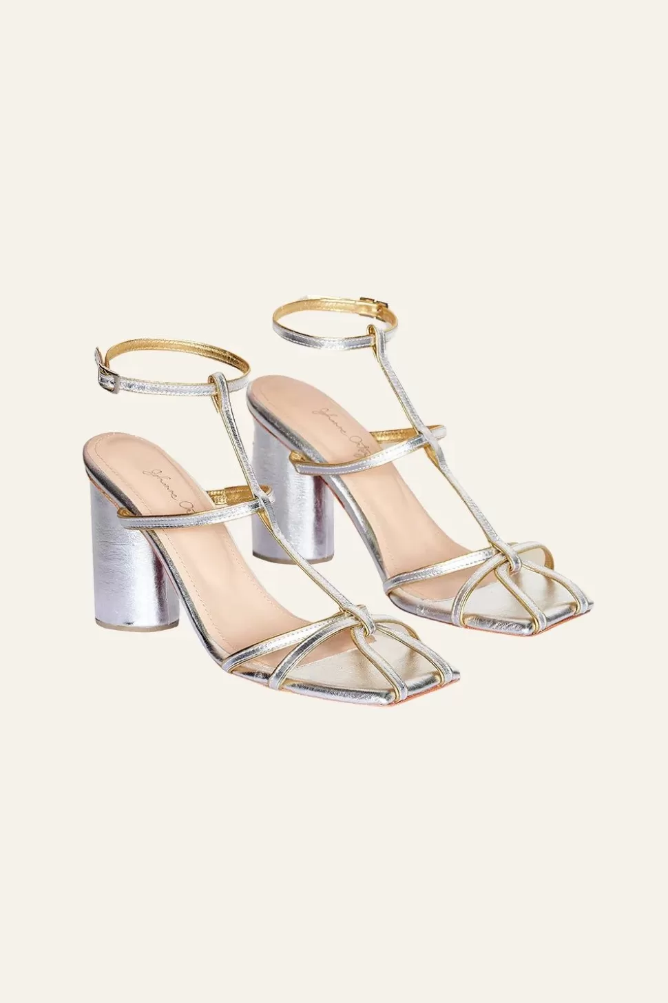 Johanna Ortiz Shoes | Veracruz Heels In Silver