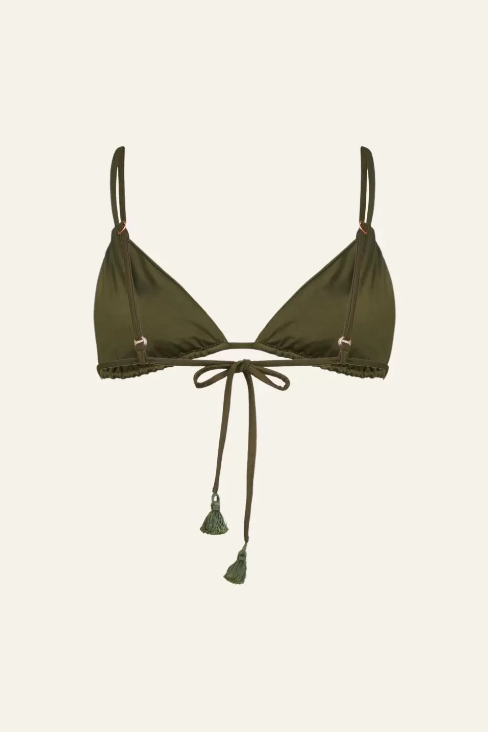 Johanna Ortiz Swimwear | Visionary Arts Bikini Top In Military